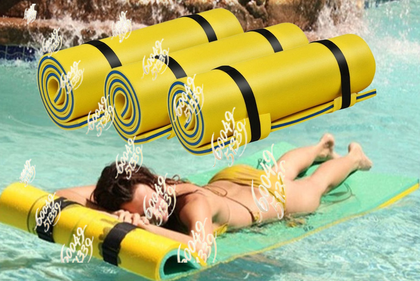 Aquatic Water Sports - Tappetino galleggiante XPE per sport acquatici