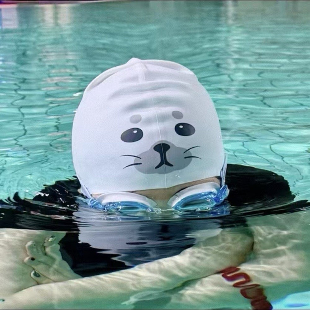 Aquatic Sports Cap - Cappello da Nuoto in Silicone Impermeabile
