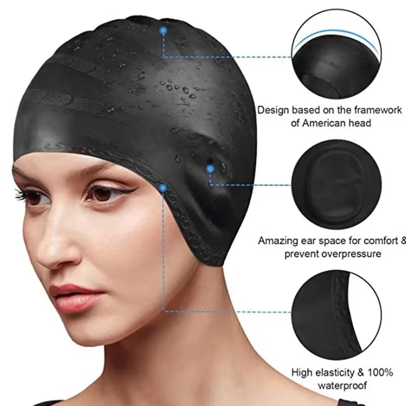 Aquatic Sports Cap - Cuffia da Nuoto Unisex Impermeabile ad